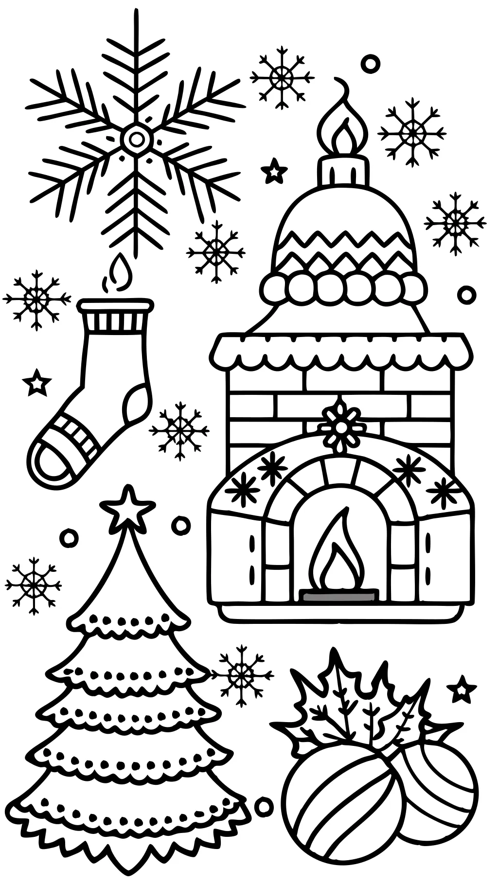 pages à colorier de Noël gratuitement